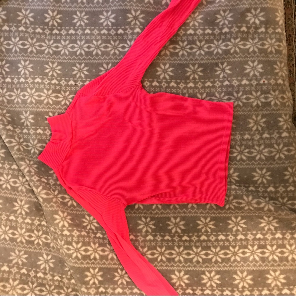 Neon pink long sleeve